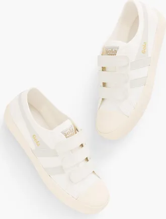 Gola Coaster Strap Sneakers - Off White - 6 1/2 M Talbots