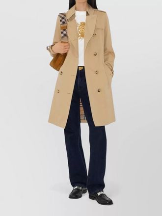 Burberry cotton double-breasted trench coat