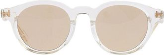 Tom Ford FT1123-D26E Clear Acetate Frame Sunglasses - Brown