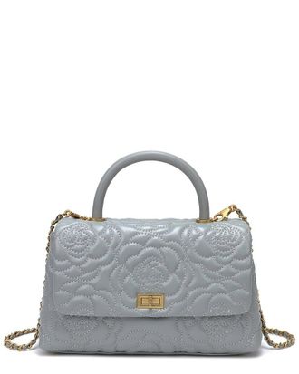 Tiffany & Fred Quilted Large Leather Satchel
