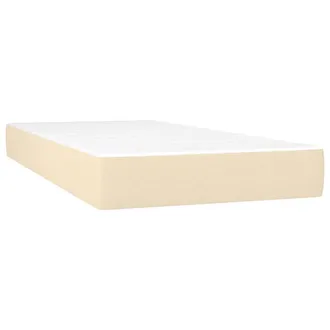 vidaXL Materasso A Molle Insacchettate Crema 90x200x20 Cm - Vidaxl
