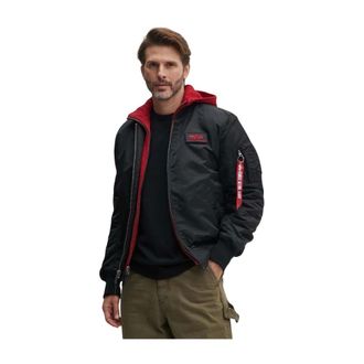 Alpha Industries Hombre, Chaquetas, Negro, Talla: XL
