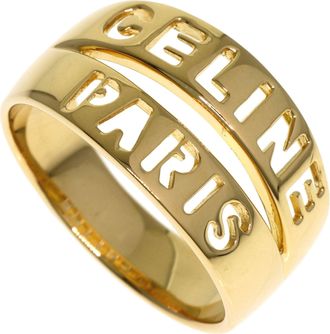Celine Yellow Gold (18K) Band Ring (Pre-Owned)