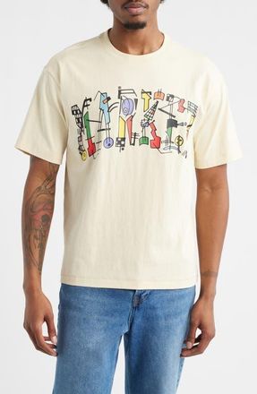 Market Work of Arc Cotton Graphic T-Shirt in Natural at Nordstrom, Size Xx-Large