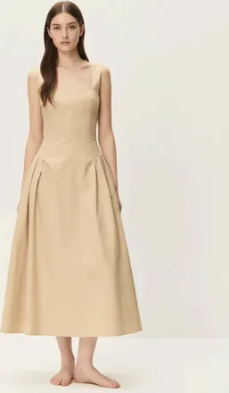 Elodie Calista Dress In Camel