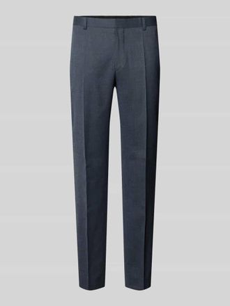 HUGO BOSS Regular Fit Anzughose mit Schurwoll-Mix Modell Leon in Blau, Gr&ouml;&szlig;e 106