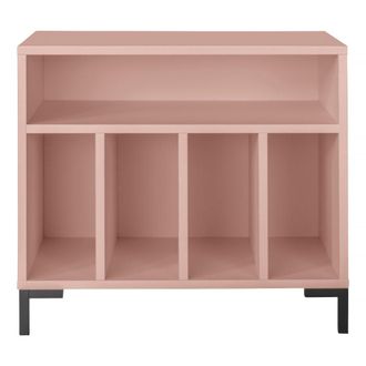 Really Nice Things Mueble para vinilos rosa