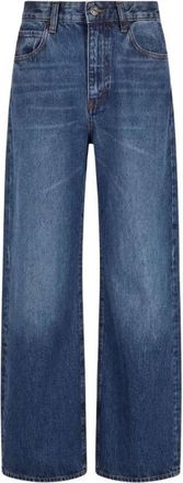 Frame Denim The Bow Jeans - Dames - Loose Fit Jeans - Blauw - W26 - Katoen - Jeans