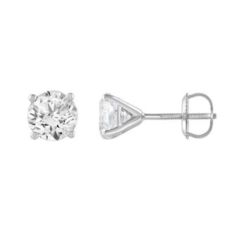 Grown Brilliance 14KT White Gold 1.80 Carat Lab Grown Diamond Stud Earrings for Women