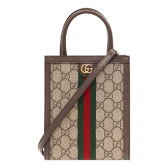 Gucci Ophidia Super Mini Shoulder Bag Beige Brown 772317-96IWG-8745