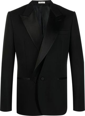 Alexander McQueen Hombre, Chaquetas, Negro, Talla: L