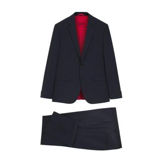 HUGO BOSS Hesten Suit - male - Hugo - Single Breasted Suits - Blue - 3XL - Suits