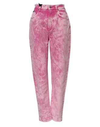 Dolce & Gabbana Womens Pink Wash Jeans - Light Pink