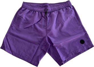 Trussardi Trussardi Strandkleding Paarse Polyester Heren Zwemshort