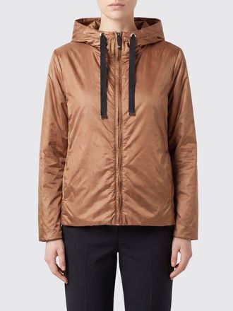 Max Mara Giacca a vento corta in tessuto tecnico con cappuccio e coulisse