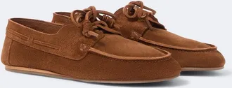 Ancient Greek Sandals Pliario suede boat shoes