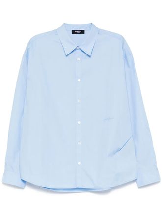 Songzio slant autograph shirt - Blue