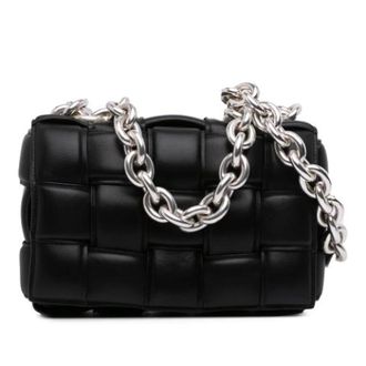 Bottega Veneta unisex, Pre-owned, Zwart, Maat: ONE Size Leer