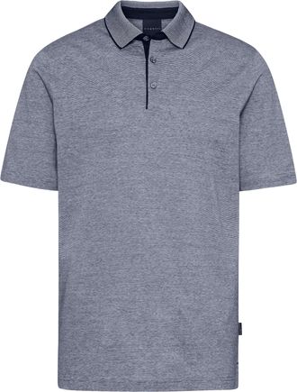 Bugatti Herren Poloshirt met discrete strepen