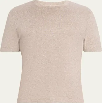 Brunello Cucinelli Mens Classic Fit Cotton Crewneck T-Shirt