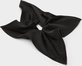 Simons Womens Large square satin scrunchie