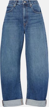 Frame Denim The Bubble barrel-leg jeans