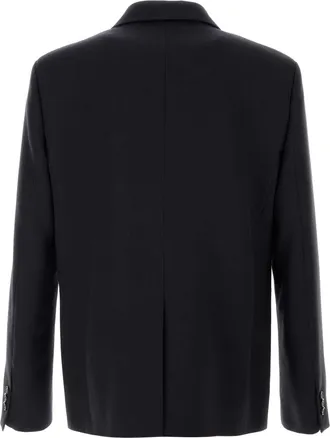 Loewe Mens Wool Blazer Navy Blazers