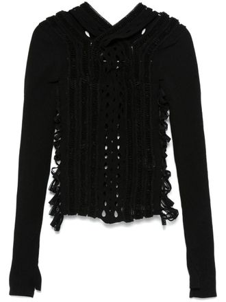 Sinéad O'Dwyer Shibari sweater - Black