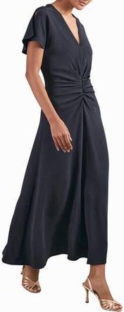 Reiss Rowe Dolman Sleeve Jersey Midi Dress in Navy at Nordstrom Rack, Size 10 Us / 14 Uk
