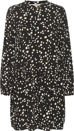 Part Two Zwarte stippenprint stijlvolle top - Dames - Korte kleedjes - Veelkleurig - 2XS - Kleedjes