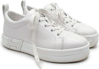 Herm&egrave;s Herm&egrave;s White Happy Sneaker Size 36