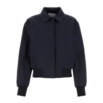 ARMARIUM Bomber Jackets, female, Blue, Size: S Rain Jacket in Waterproof Cotton
