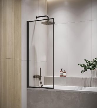 Badplaats Mampara De Ba&ntilde;o Medal 60 X 140 Cm - Negra - Mampara De Ba&ntilde;o Gira