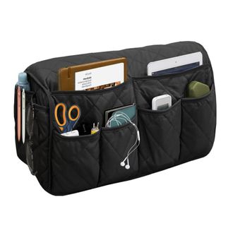 OEM Bolsillo Lateral Para Sof&aacute;, Tejido Elegante, - Negro