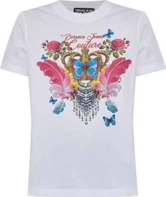 Versace Jeans Couture Donna, Top, Bianco, L, new