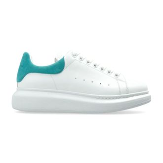 Alexander McQueen Alexander McQueen, Sneakers, female, White, Size: 10 1/2 US Leather Sneakers with Logo
