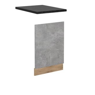 Vicco Frontal Para Lavavajillas R-line, Hormig&oacute;n, 45 Cm, Et Antracita