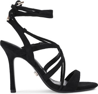 Carvela Womens Suedette Fabrizia Sandals - Black - Size UK 5