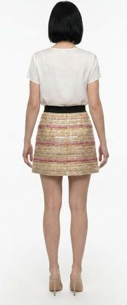 Dolce & Gabbana Womens Multicolor Acetate Mini Skirt