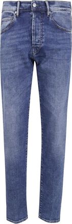 Nine In The Morning Rock Jeans - Heren - Slim Fit Jeans - Blauw - W32 - Katoen - Jeans