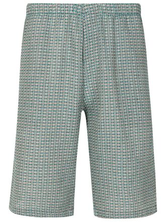 Amir Slama knitted shorts - men - Cotton/Polyester - GG - Green