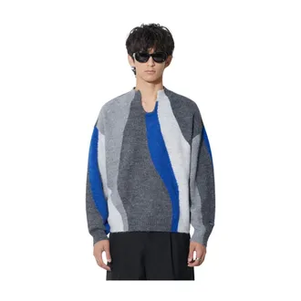 Ader Error Truien & Vesten, Heren, Veelkleurig, M, Wol, Long Sleeve Pullover 0301