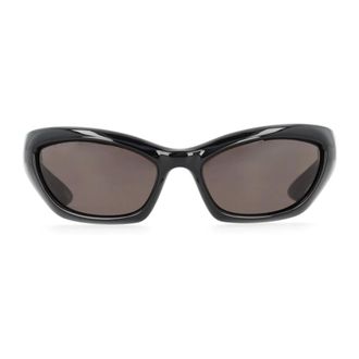 Balenciaga Sunglasses, female, Black, Size: ONE SIZE Racer Cat Sunglasses