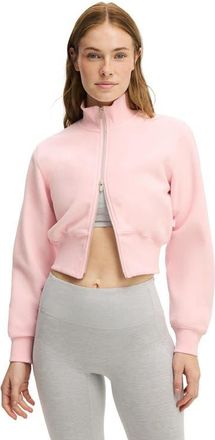 Cotton On Womens Active Plush Fitted Zip Through in Cherry Dream at Nordstrom, Size X-Large