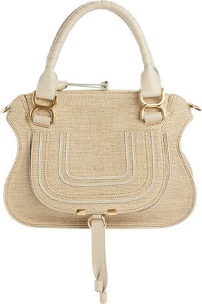 Chloé Marcie Woven Satchel in Smoky Beige at Nordstrom