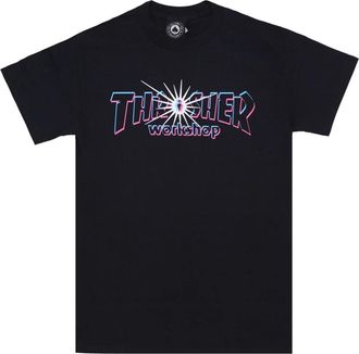 Thrasher Zwarte Nova Tee X AWS T-shirt - Heren - T-shirts - Zwart - XL - Katoen - Tops