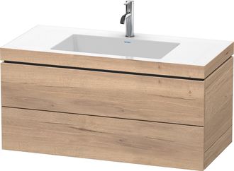 Duravit Duravit L-cube Conjunto Encastrado A Pared, 2 Cajones, Sin