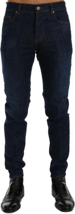 Frankie Morello Heren, Jeans, Blauw, Maat: W33 Katoen