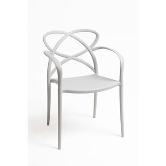 Regalos Miguel Regalos Miguel - Sillas Comedor - Silla Vella Con Reposabrazos - Gris Claro