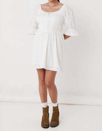 SPELL Bo Mini Dress In White